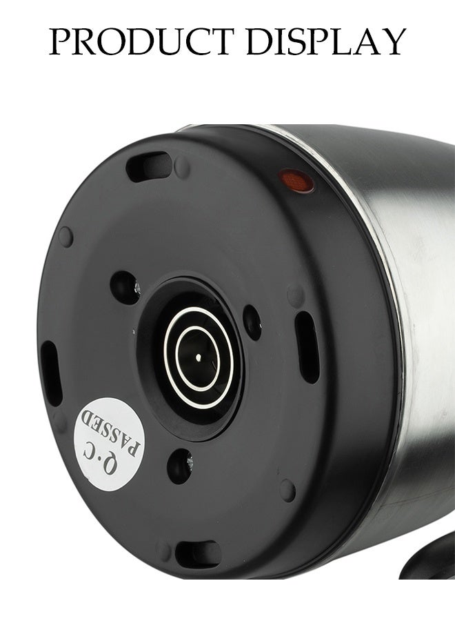 DUNISO إبريق قهوة تركي بمقبض قابل للطي، صانع قهوة كهربائي من الفولاذ المقاوم للصدأ، غلاية قهوة محمولة، متينة، لتسخين القهوة والشاي والحليب، 500 مل - Image 3