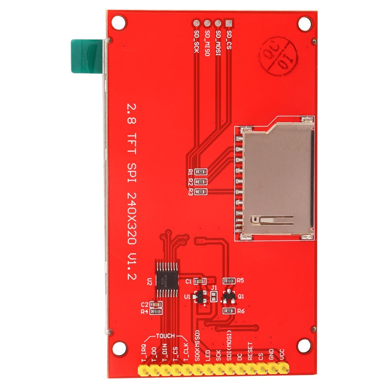 2.8 Inch SPI Color Display Module with Touch Function 240x320 Resolution - Serial TFT LCD Screen for Memory Card Socket 5110 Interface Compatible 5V 3.3V Logic - Image 3