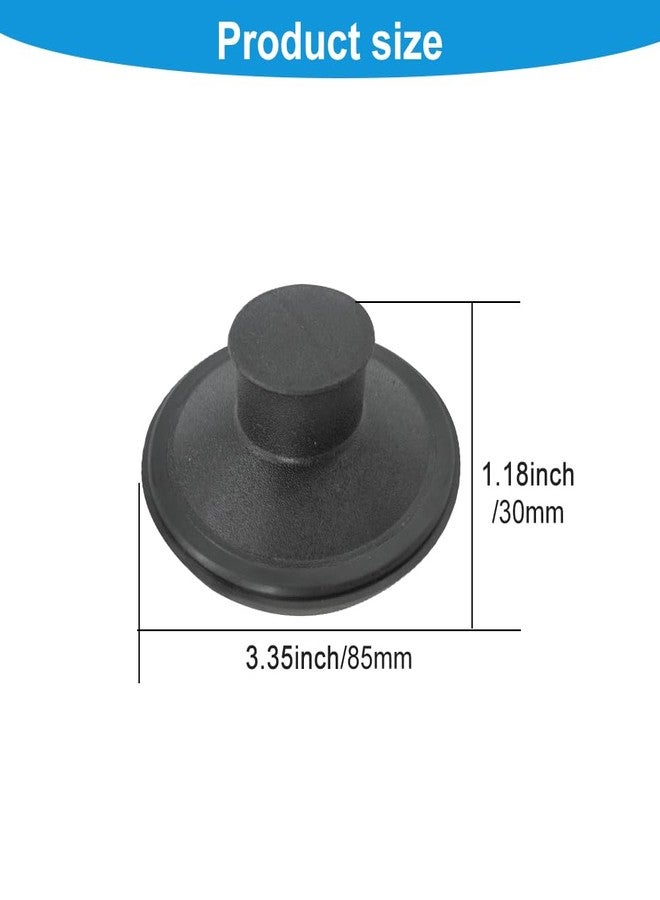 EMVANV 2 PCs Sink Stopper,Black Plastic Sink Plug Drain Stopper Kitchen Drain Stopper and Garbage Disposal Plug Universal Compatibility with Standard Sink Drains(Black) - Image 2