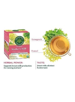 Traditional Organic Mother's Milk Caffeine Free 16 Herbal Tea Bags  - Image 2