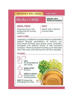 Traditional Organic Mother's Milk Caffeine Free 16 Herbal Tea Bags  - Image 4