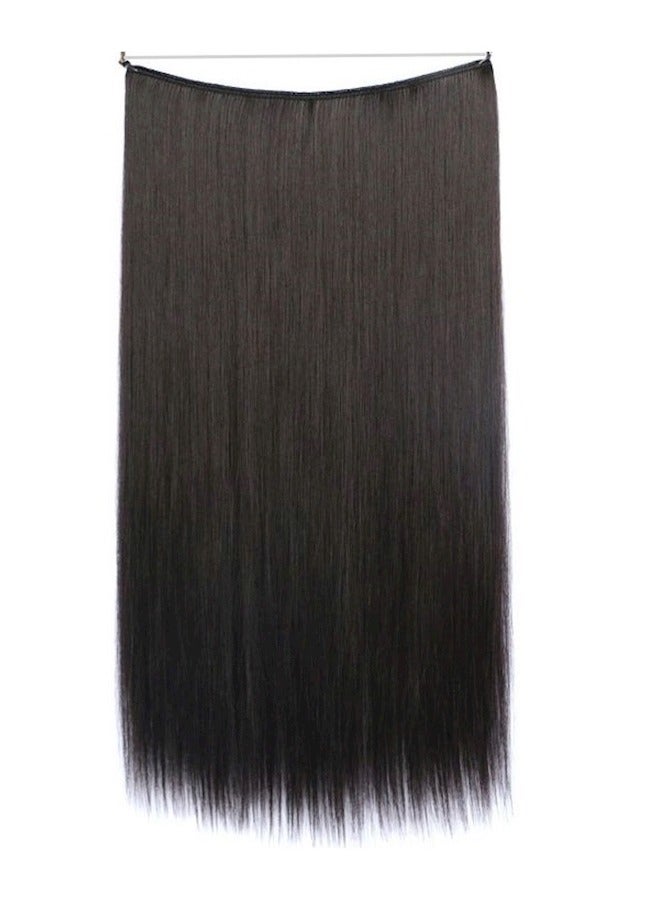Long Straight Curtain Line Hair Extension