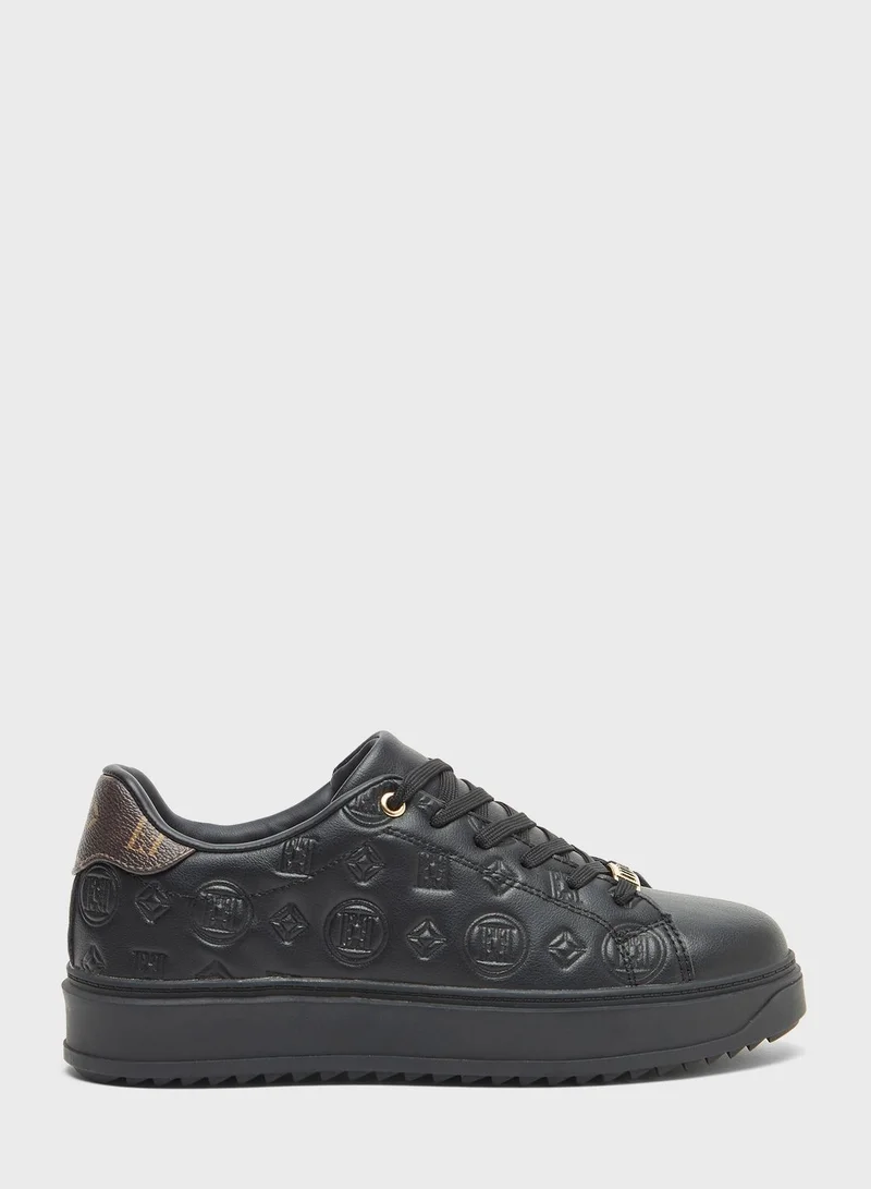 ELLE Lace Up Low Top Sneakers