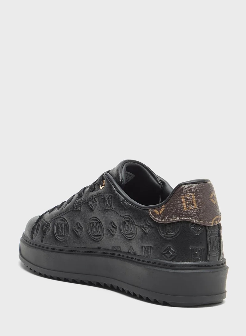 ELLE Lace Up Low Top Sneakers