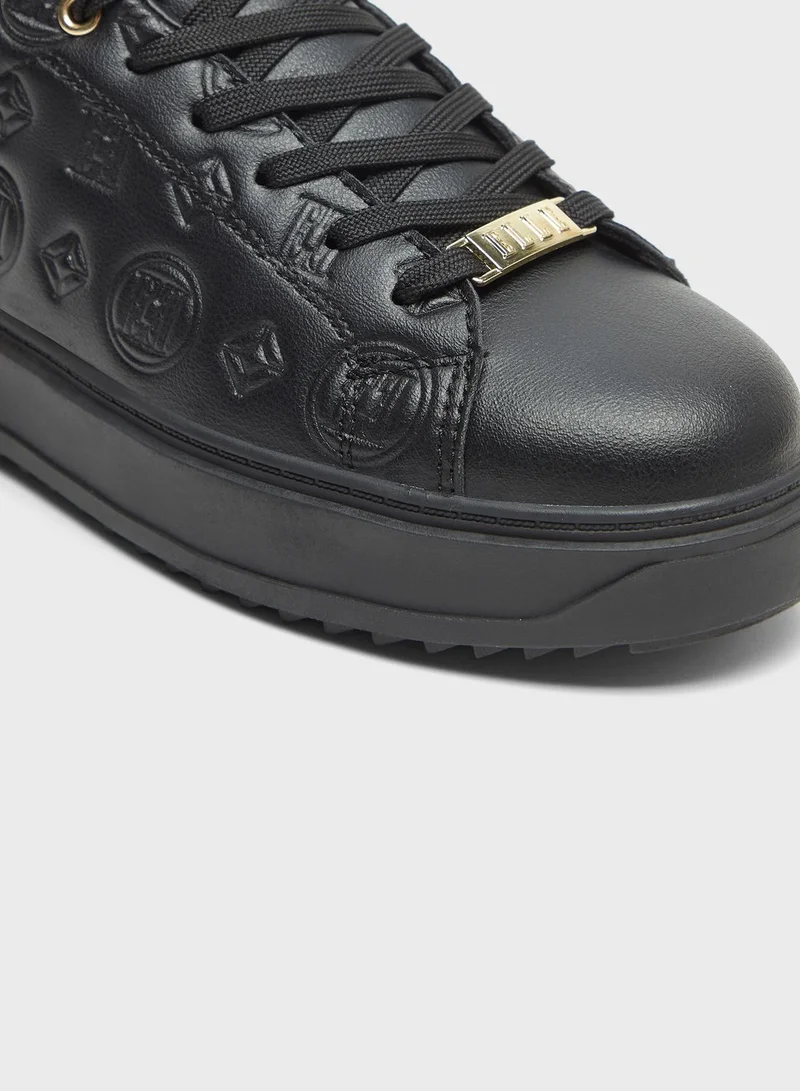 ELLE Lace Up Low Top Sneakers