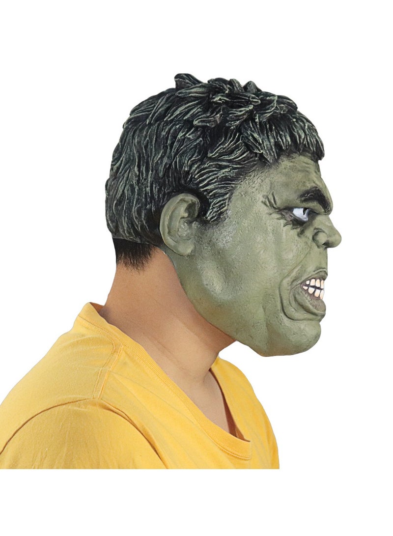 Hulk Latex Mask Avengers Headgear Prom Party Performance Prop Party Dress Up Mask Free Size - Image 2