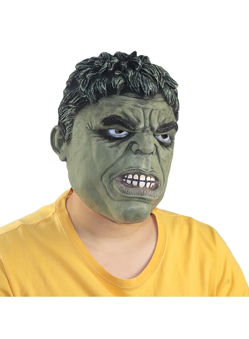 Hulk Latex Mask Avengers Headgear Prom Party Performance Prop Party Dress Up Mask Free Size - Image 4