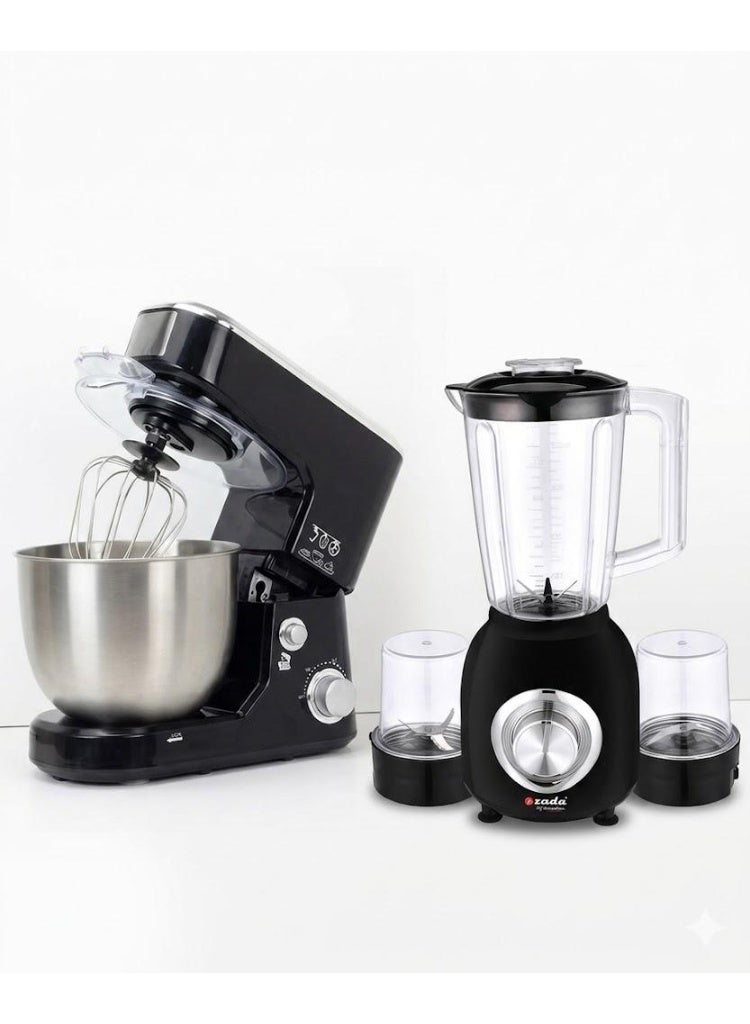 ZMX-1003 عجان زادا المحترف 1300 وات + ZBL-570 خلاط 3*1 سموزي