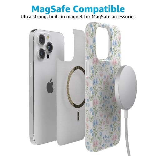 Casely iPhone 15 Pro Max Case | Pastel Garden | Sunday Best | Compatible with MagSafe | Classic Ultra Slim Design - Image 4