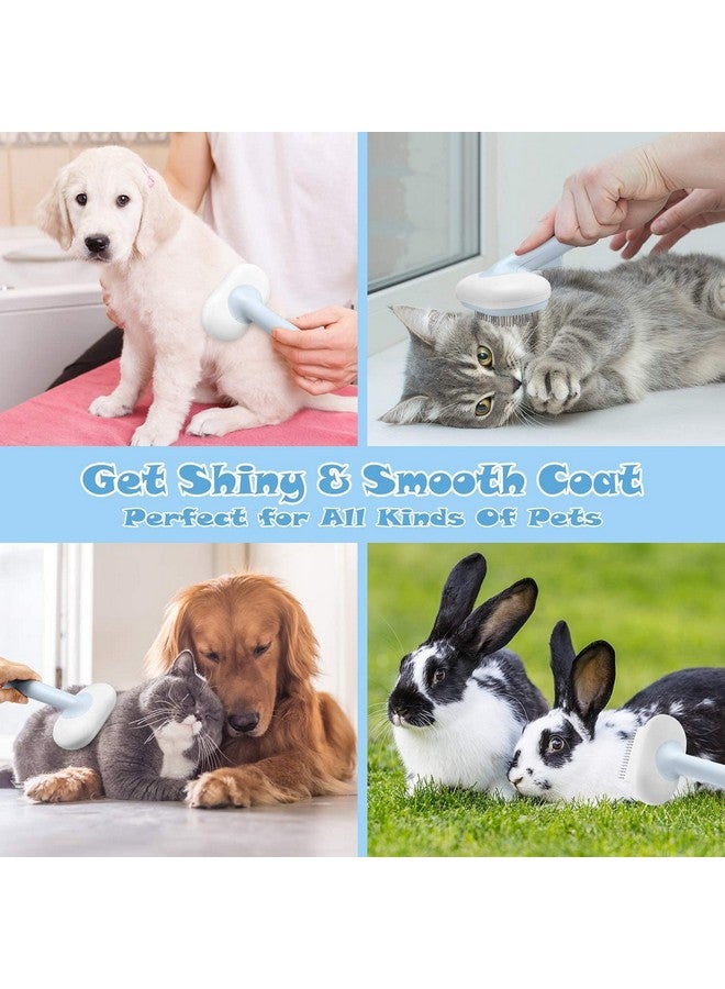 مجموعة العناية بالحيوانات الأليفة 5 في 1 فرشاة دبوس، فرشاة شعيرات، مشط إزالة التشابك، مشط إزالة الشعر المتساقط، فرشاة تدليك وحمام - Image 5