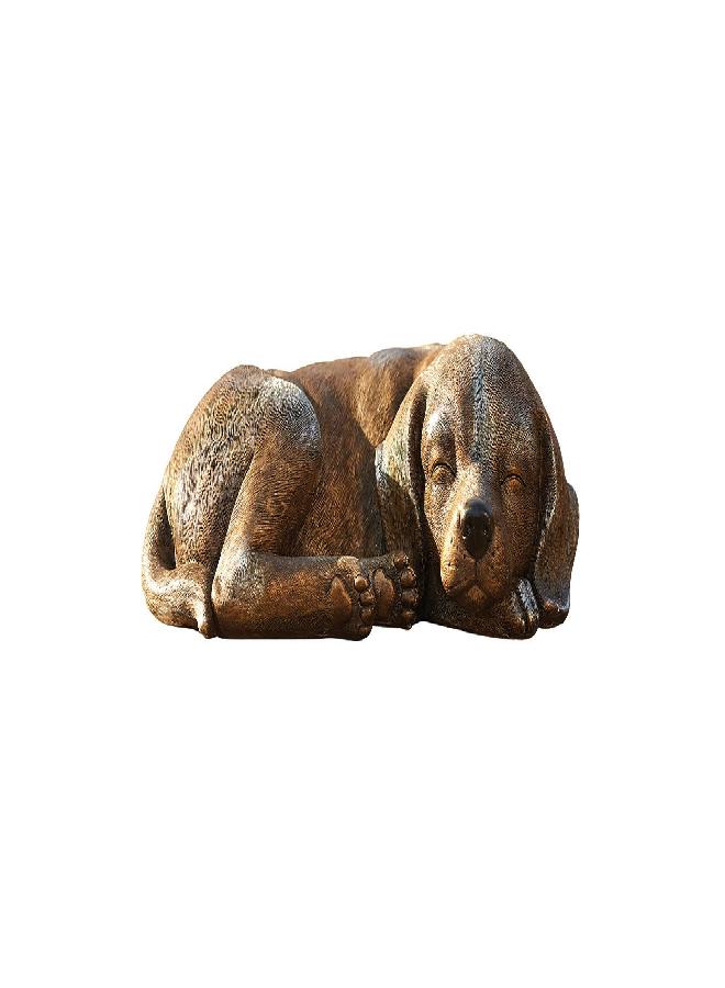 Roman 3.25" H Sleeping Dog Garden Statue, Garden Accents - Image 3