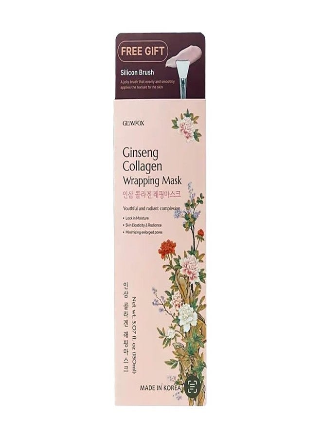 Glamfox Ginseng Collagen Wrapping Mask, 5.07 fl. oz. - Image 1