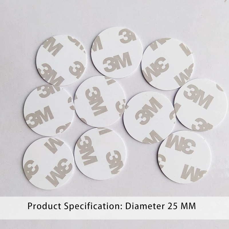 hecere 125Khz RFID بطاقة ملصق عملة PVC قابلة للبرمجة وإعادة الكتابة T5577 (عبوة من 10)  - Image 5