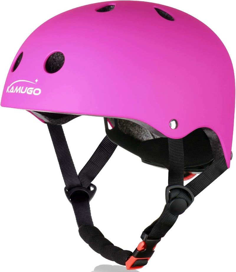 KAMUGO Kids Adjustable Helmet, Suitable for Toddler Kids Ages 2-14 Boys Girls, Multi-Sport Safety Cycling Skating Scooter Helmet - Image 1