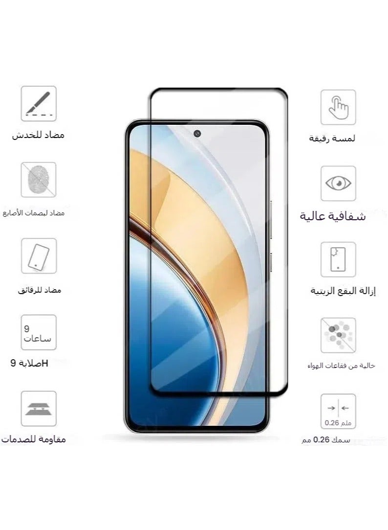 General Screen protector compatible with VIVO V40 Lite 5G, [2+2 piece] camera lens protector and HD tempered glass, scratch-resistant, bubble-free  - Image 2