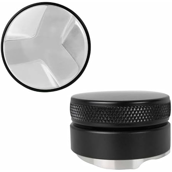Bukela Coffee Distributor 51Mm Leveler Dual Head Espresso Hand Tamper Compatible With 51Mm Delonghi Portafilters Adjustable Depth - Image 5