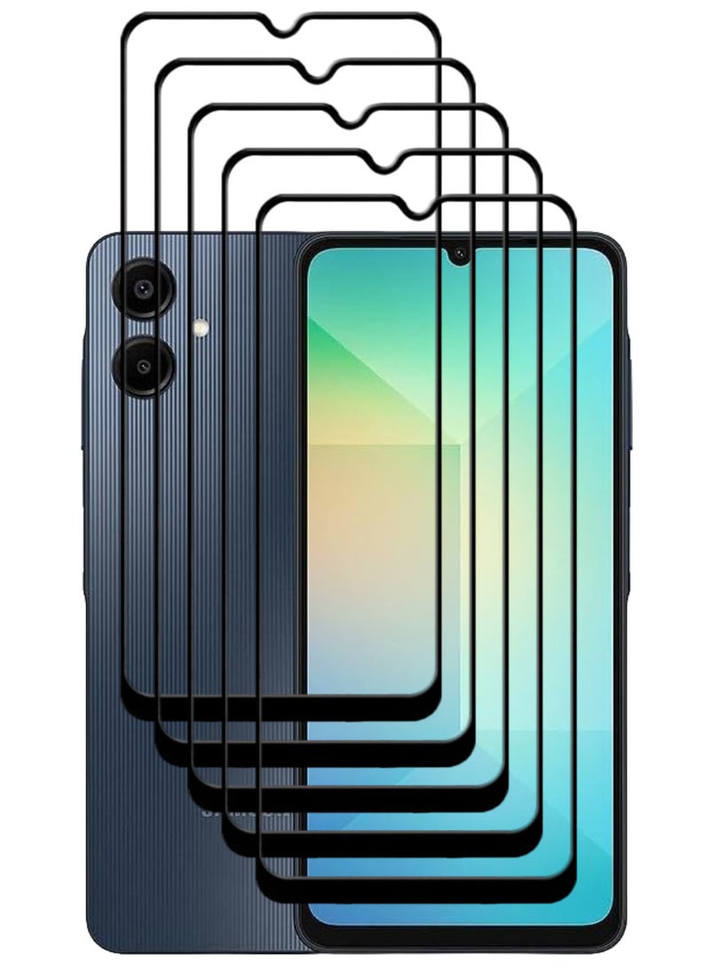 ACLIX 5 Pieces Antistatic ESD Dustproof Premium Quality High Definition Tempered Glass Screen Protector Designed For Samsung Galaxy A06 - Image 1