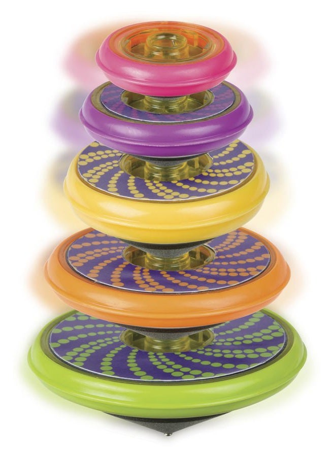 Toysmith Super Stacking Tops Kit, For Boys & Girls Ages 3+ - Image 2