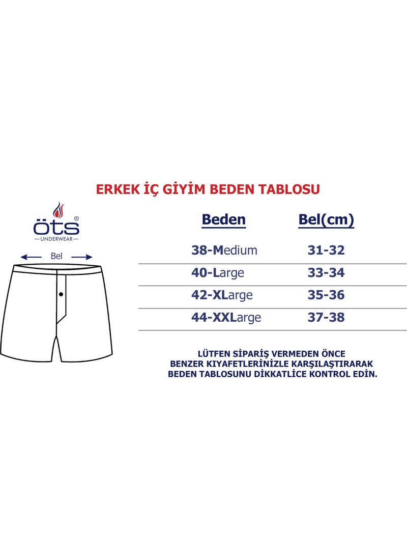 TS - Men's 100% Cotton Boxer 5-Piece Set Buttoned, Comfortable Fit, High Quality, Premium Special Black Box, Underwear, Underwear - Image 1