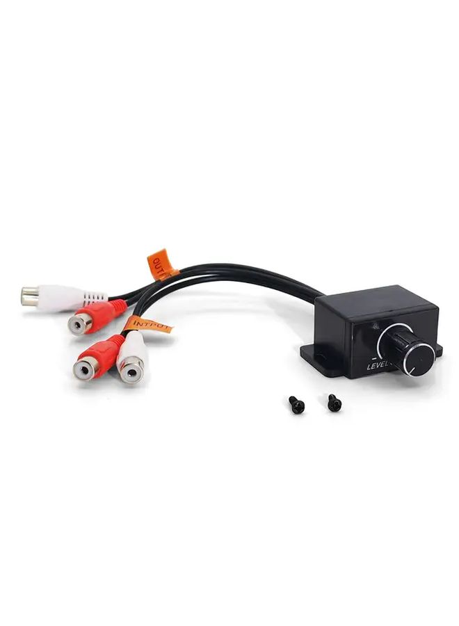 27 5 سم منظم صوت سيارة مع مدخل ومخرج أنثى RCA تحكم ثنائي القنوات - Image 5
