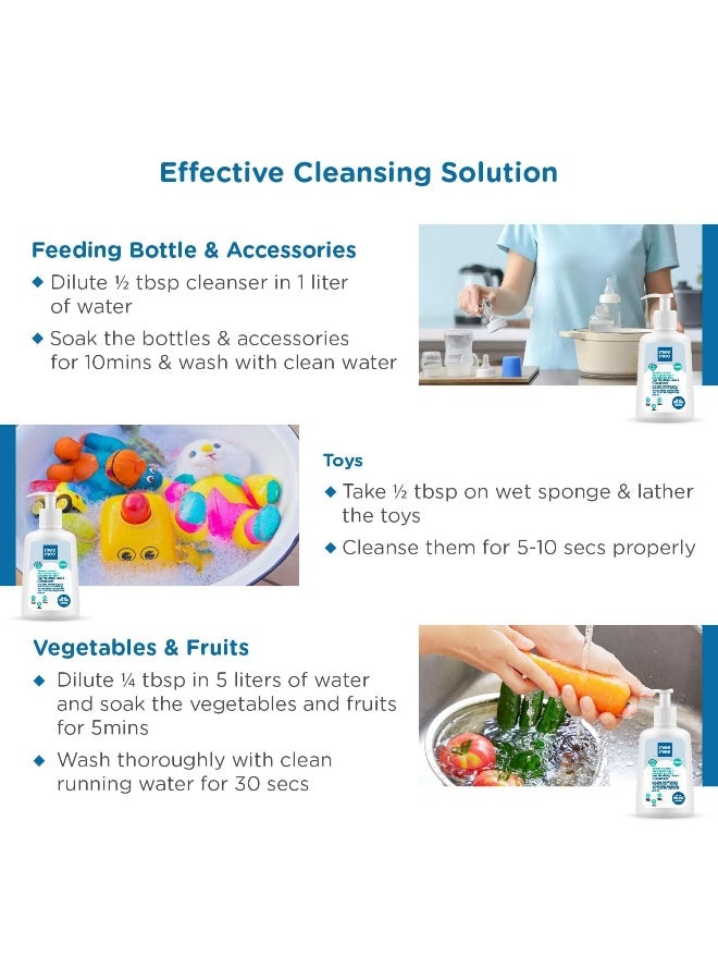 mee mee Mild Baby Multi Purpose Liquid Cleanser, 300 ml - Image 4