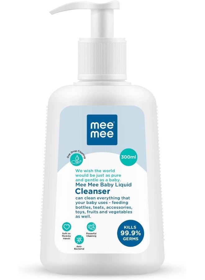 mee mee Mild Baby Multi Purpose Liquid Cleanser, 300 ml - Image 1