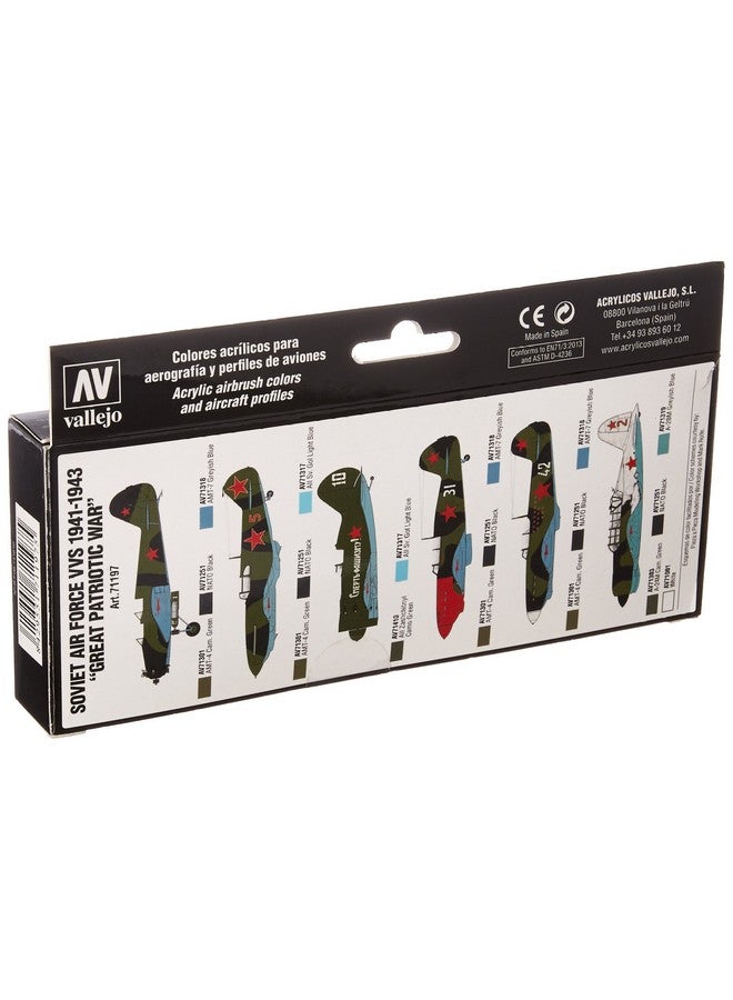 Vallejo Soviet Air Force VVS 1941 to 1943 Great Patriotic War Paint - Image 2