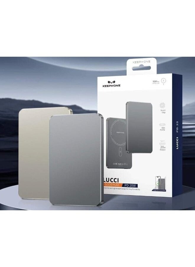 Wireless Power Bank, 5000mAh