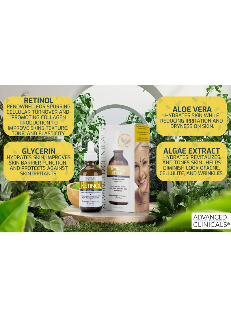 Advanced Clinicals - Retinol Serum Anti-Wrinkle 52ml - Image 1
