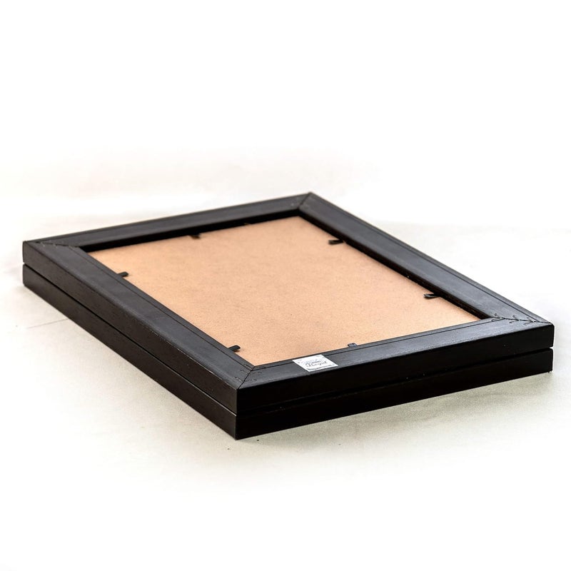 AJANTA ROYAL Synthetic Wood Table Photo Frame Black_5 X 7 Inch DWDT0253A - Image 4