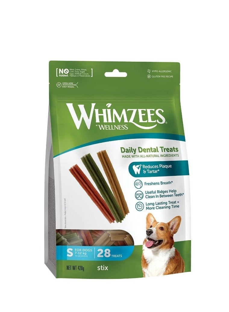 ويمزيس ستيكس ميكس صغير بني / أخضر / برتقالي -24+4 قطعة