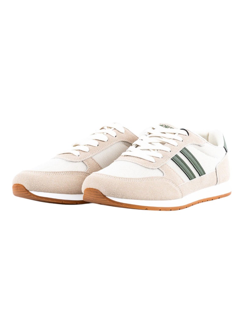 Bata Striped Lace-Up Low Top Sneakers  - Image 5