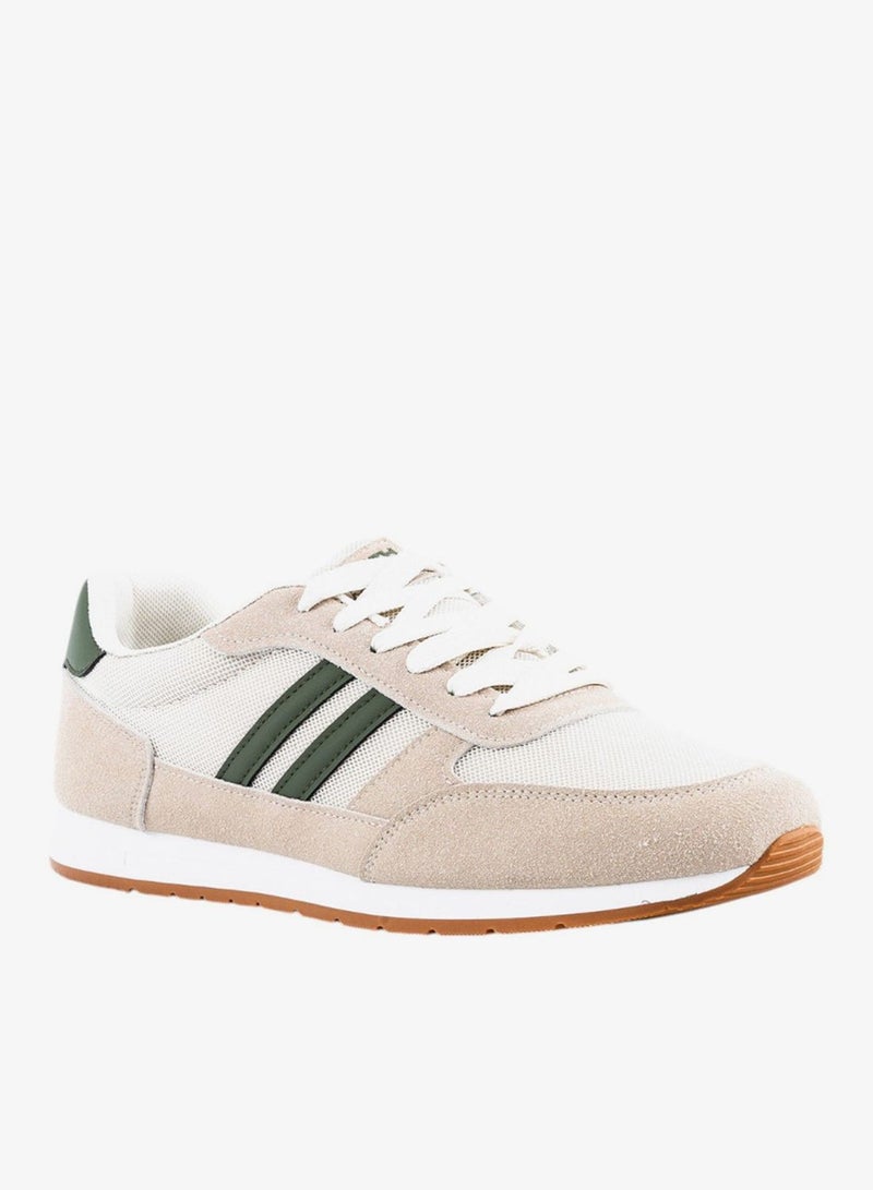 Bata Striped Lace-Up Low Top Sneakers - Image 2