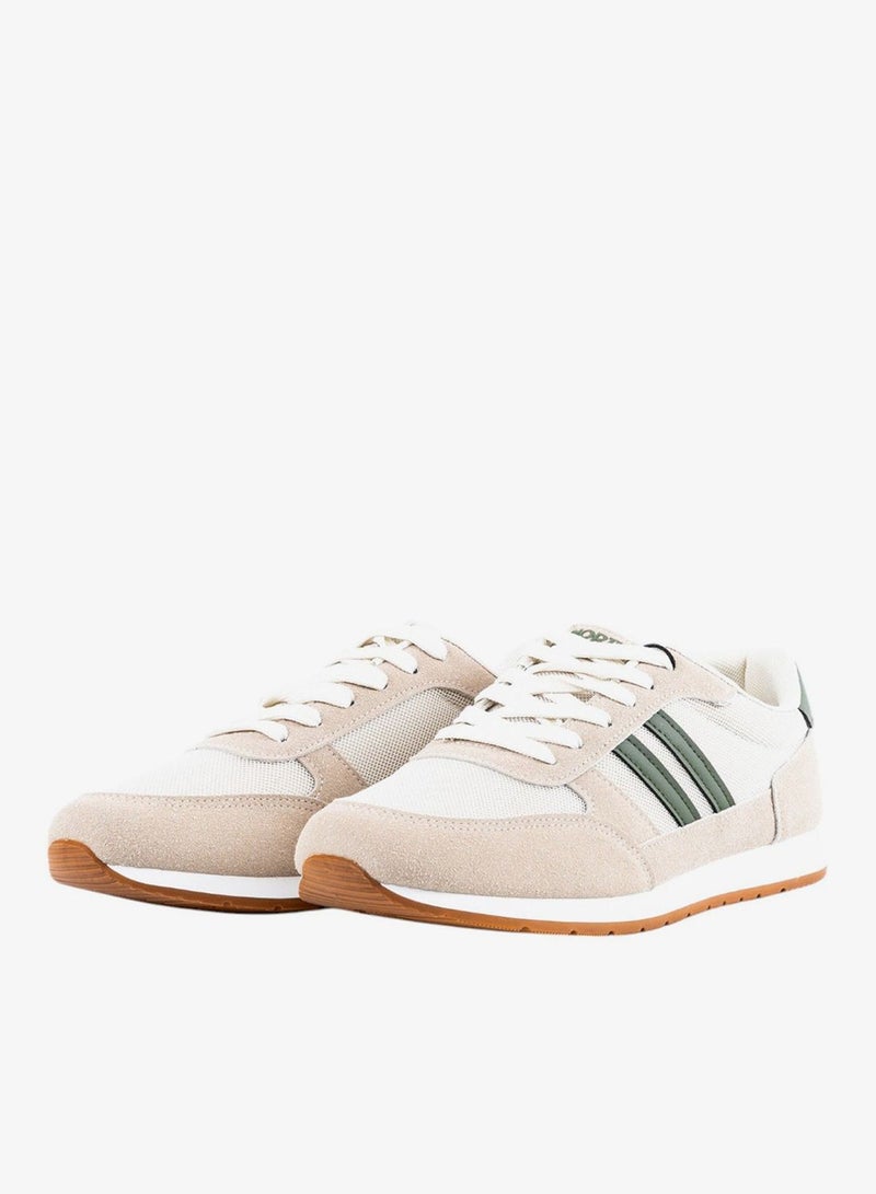 Bata Striped Lace-Up Low Top Sneakers - Image 5