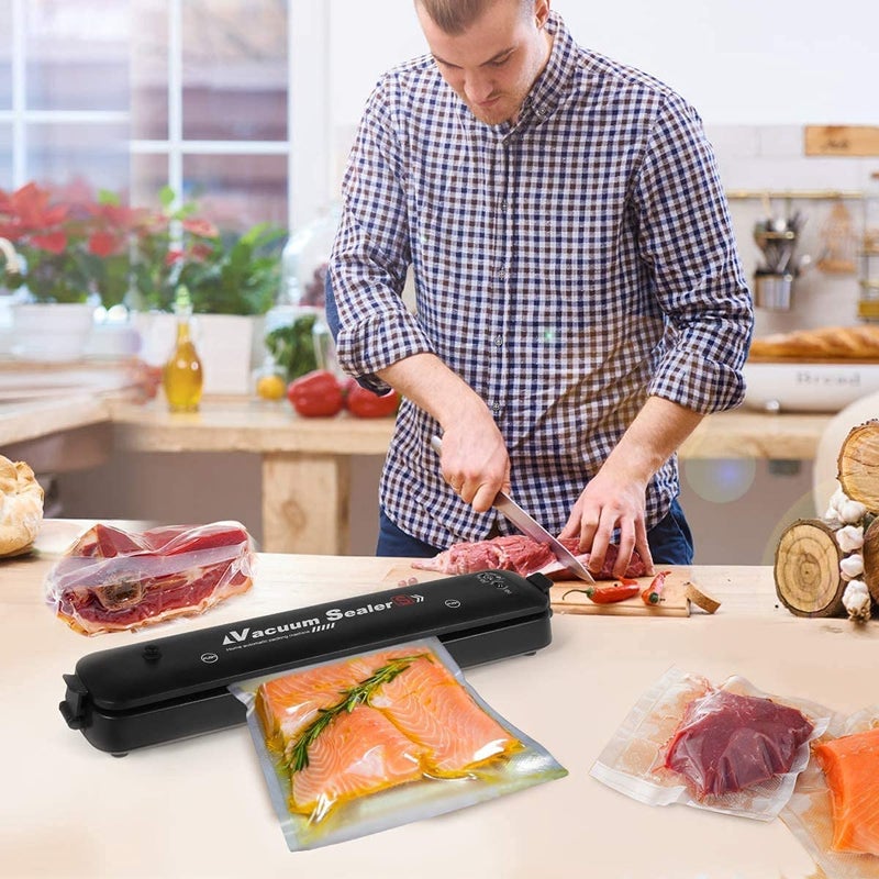 Foliam Vacuum Sealer Machine Automatic Fresh FoodSealer Foodsaver Vacuum Packing Machine For Fruits Meat Preservation With Dry Moist Sealing Modes - Image 2