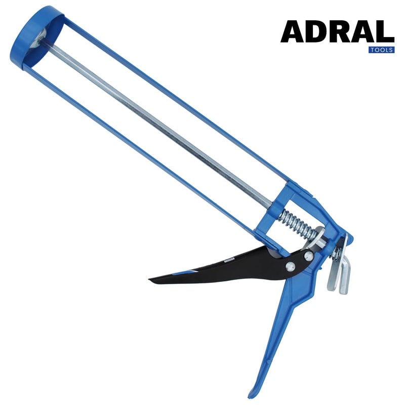 ADRAL مسدس سيليكون بإطار هيكل عظمي بطول 9 بوصات | قضيب سداسي ثقيل | مقبض ألمنيوم خفيف الوزن | إطار فولاذي | نهايات مثبتة صلبة | قبضة مريحة | حركة انزلاق سلسة - Image 5
