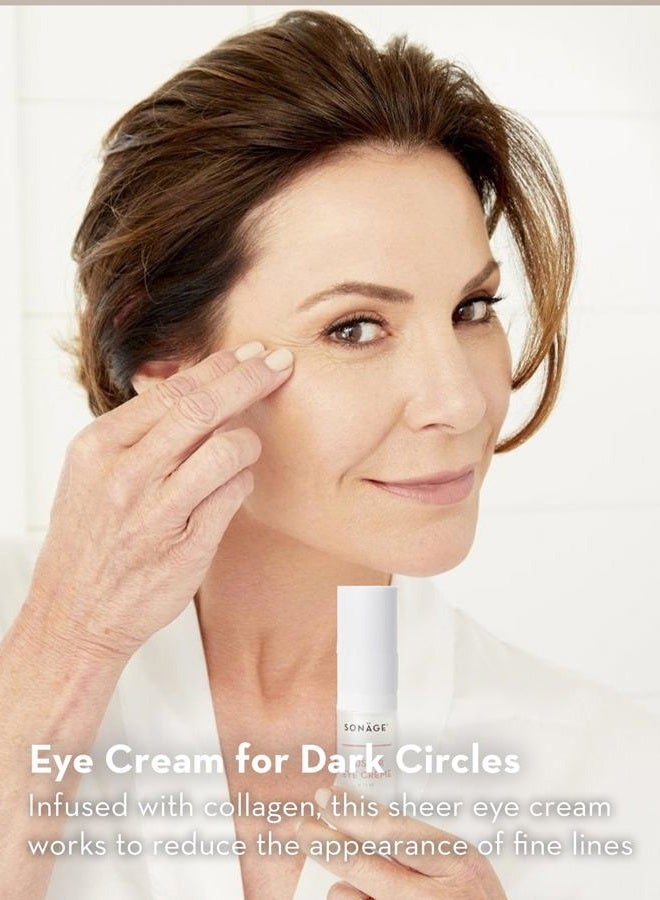 sonage Luster Eye Cream: Targets Dark Circles, Wrinkles & Puffiness | Vegan Collagen Formula - Image 4