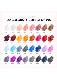 morovan Poly Gel Nail kit for beginners: 32 Colors Gel Extension Nail Set with U V Lights for starter DIY Nail Art extension at Home Gifts for Ladies & Girls  - Image 4