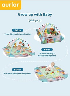 5-in-1 Baby Gyms and Playmats – Detachable Toys Crawling Game Pad, Four-Sided Fence, Tummy Time Mat & 30PCS Balls, Early Education Fun & Healthy - pzsku/ZDCE4B4BB13ED7109CA74Z/45/_/1736495249/cd2d346e-7e0b-4b57-882f-232adeebbdec