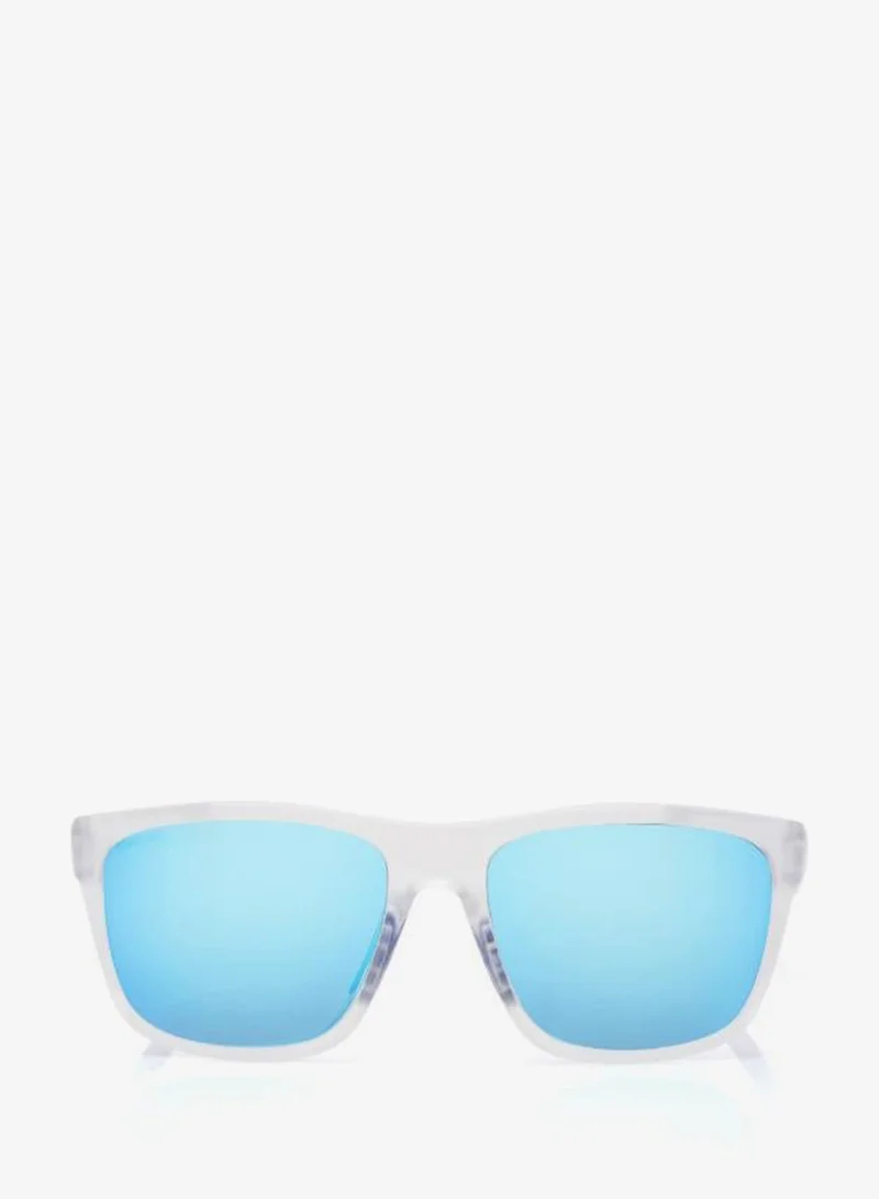 فاستراك Polarized Sunglasses Crystal Clear Frame Smoke Mirror Lens 60mm  - P543BL4PV