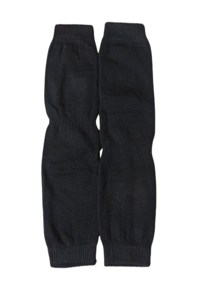 Tradehub® Winter Men & Women Knitted Woolen Leg Warmer & Knee Supporter, Black (Free Size) - Image 3