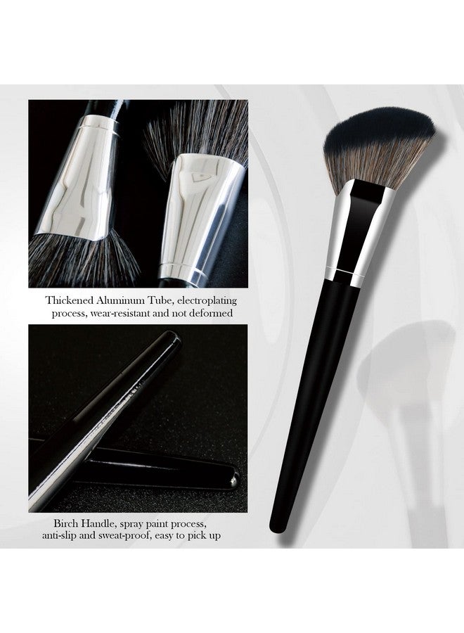Banidy Foundation Brush Triangle Powder Brush Banidy Angled Makeup Brush Fan Contour Brush Professional Blush Brush Bronzer Brush Super Soft Dense Synthetic Bristles For Liquidcream Mineralpowder - Image 5