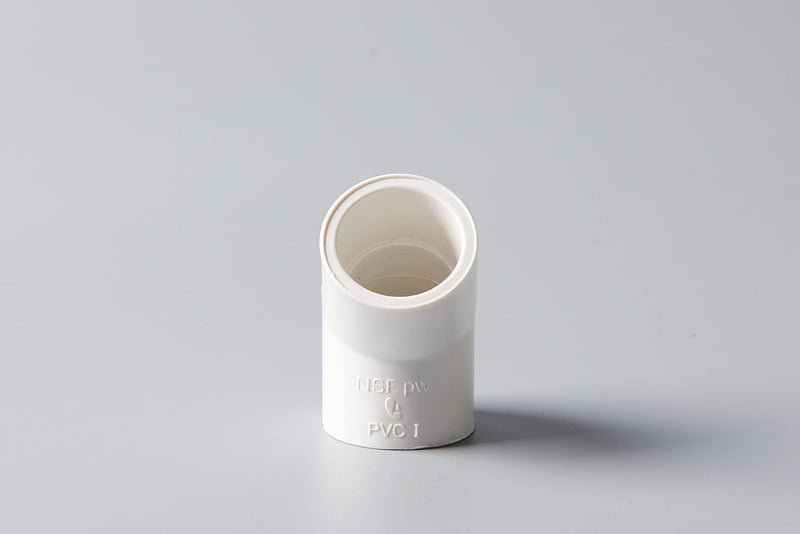 Rainbow Dream 1 Inch 45 Degree PVC Pipe Elbow - 10 Packs, White - Image 5