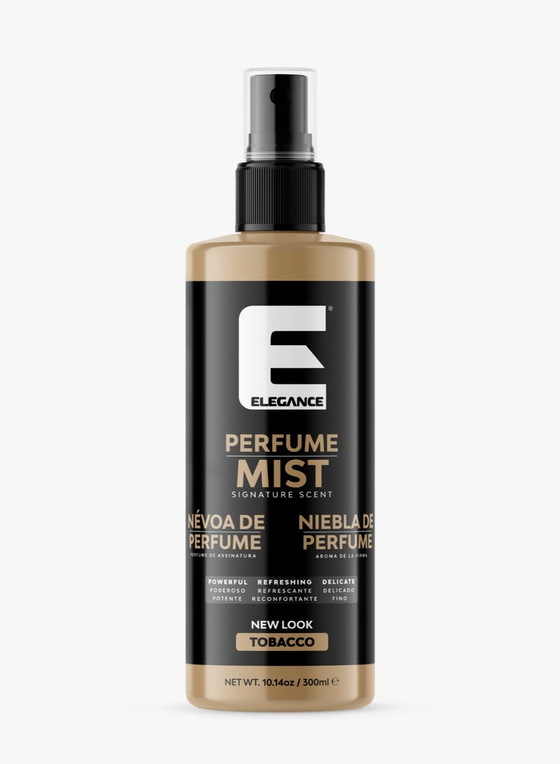 Elegance E Series Tobacco Perfume Mist for Men - 300ml | Hydrating & Moisturizing Post-Shave Fragrance