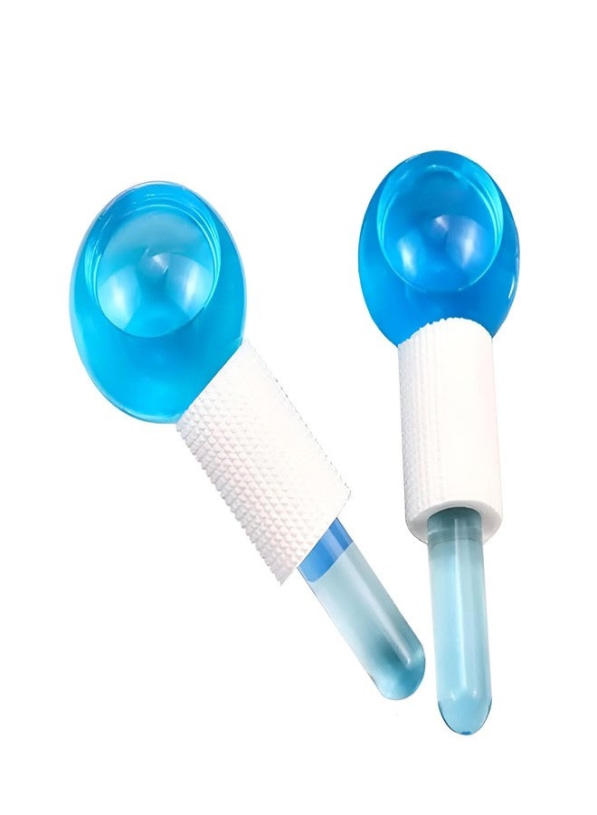 POPAXY Facial Ice Globe Cool Roller Ball for Face & Eyes - Crystal Ice Massage Tool for Puffy Eyes, Wrinkles, Anti-Aging & Skin Firming - Cold Therapy Face Roller(2PCS) - Image 4