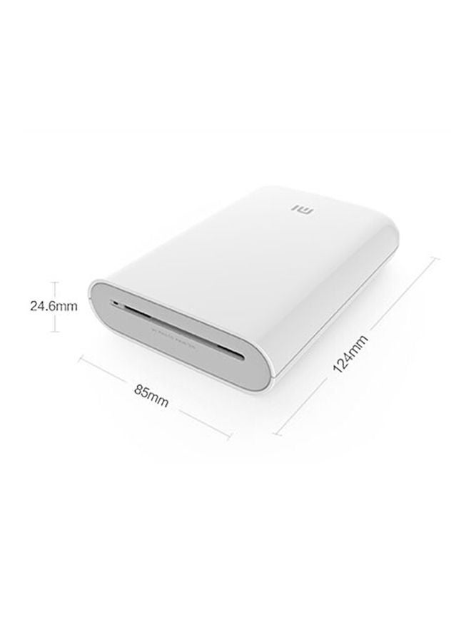 NIBEMINENT Mi Portable Photo Printer White - Image 2