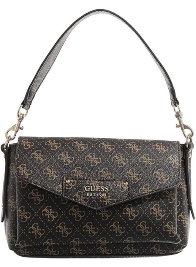 GUESS GUESS Womens Eco Brenton Flap Shoulder Bag\BAGD006  - Image 1