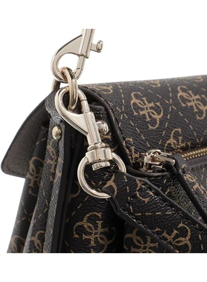 GUESS GUESS Womens Eco Brenton Flap Shoulder Bag\BAGD006  - Image 2
