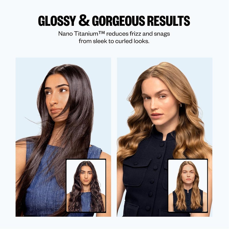 BaBylissPRO Nano Titanium Prima3300 Ionic 1½" Hair Straightener - 3-in-1 Professional Flat Iron, Curling Iron for Straightening, Waving, or Curling Hair - Image 3