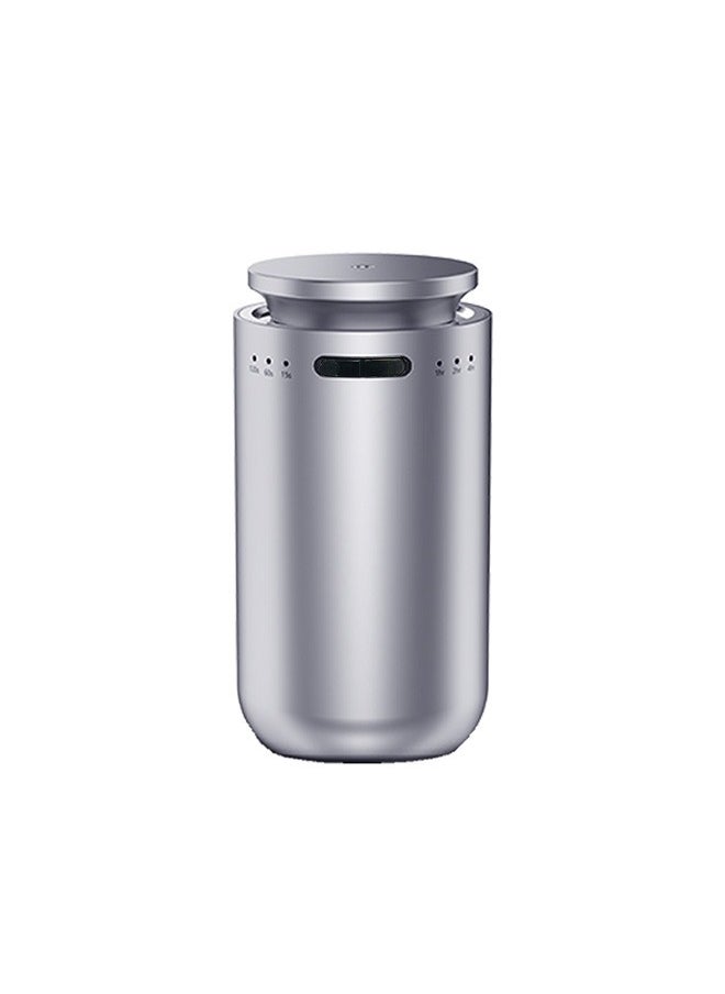 Joshberg USB Waterless Car Scent Essential Oil Diffuser,Car Air Freshener,Smart Car Aroma Diffuser, Mini Car Fragrance Diffuser, 15ML,100m³ Coverage(Sliver)  - Image 1